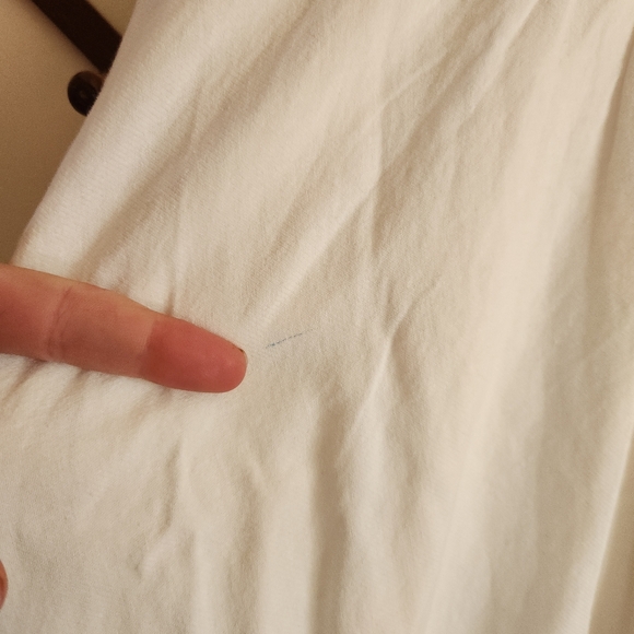 Nwt Free People Lotus Two Piece Set White Blue Embroidered Maxi Skirt Large L - Picture 12 of 13